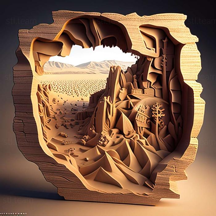 3D model Masada (STL)